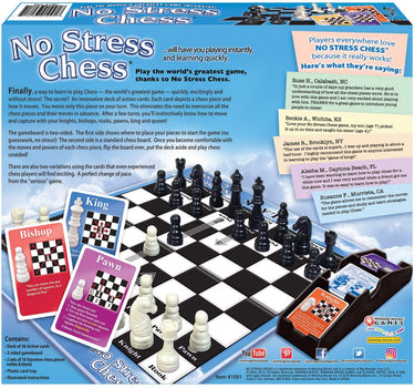 Kein Stress | Lesen & spielen - Einfaches Schachspiel für Anfänger